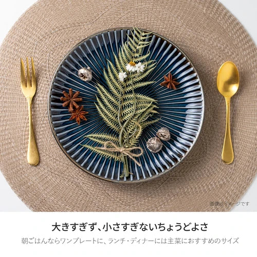 日本製 ❘ Sendan系列美濃燒餐碟 (20.7cm)