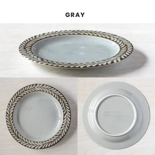 日本製 ❘ Gran系列美濃燒餐碟 (19.7cm)