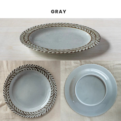 日本製 ❘ Gran系列美濃燒餐碟 (23.7cm)
