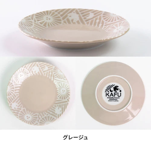 日本製 ❘ Kafu系列美濃燒餐碟 (16.2cm)