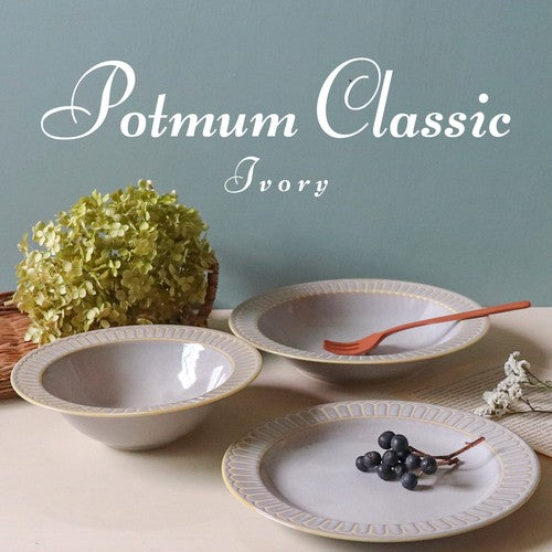 日本製 ❘ Potmum系列美濃燒花瓣紋餐碟