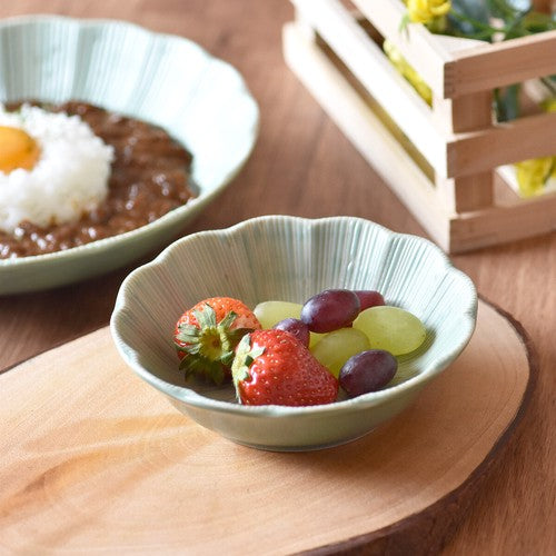 日本製 ❘ Ashikaga系列美濃燒花形餐碗 (13.4cm)