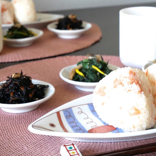 日本製 ❘ 九谷燒魚餐碟