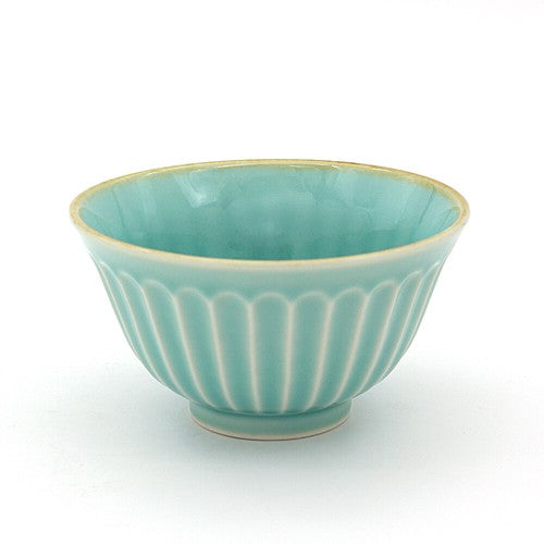 日本製 ❘ 孔雀系列美濃燒餐碗 (湖水綠)