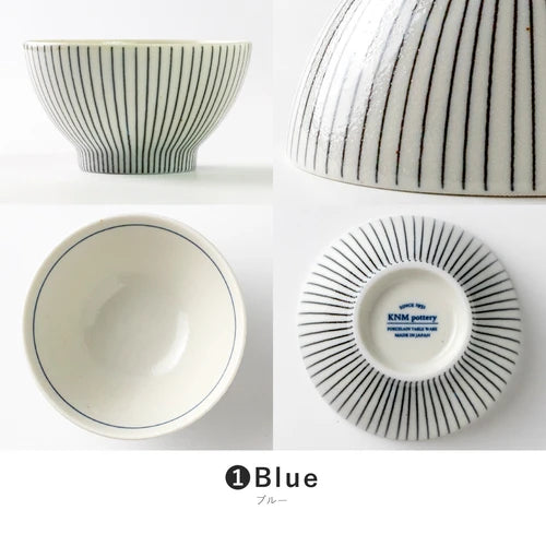 日本製 ❘ 十草系列美濃燒餐碗 (11cm) (線十草)