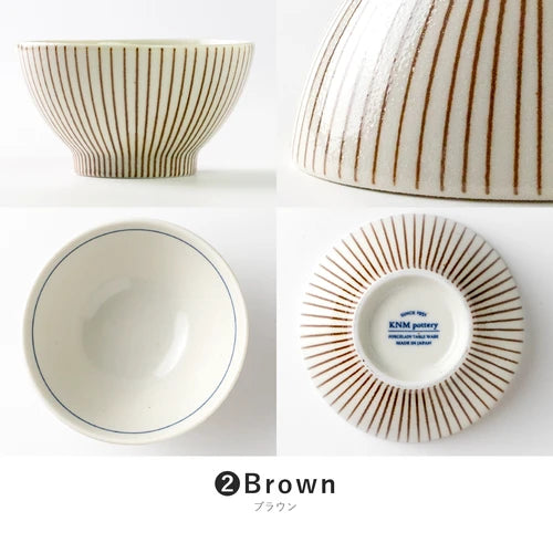 日本製 ❘ 十草系列美濃燒餐碗 (11cm) (線十草)