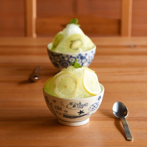 日本製 ❘ Cocomarine系列海洋世界波佐見燒餐碗 (11cm)