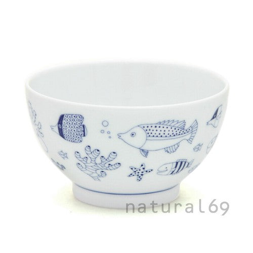 日本製 ❘ Cocomarine系列海洋世界波佐見燒餐碗 (11cm)