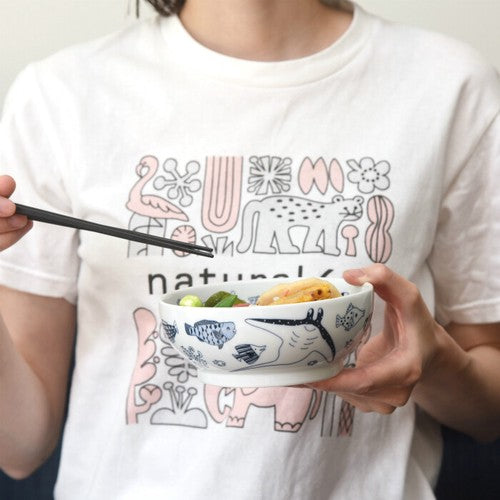 日本製 ❘ Cocomarine系列海洋世界波佐見燒小形湯麵碗 (14cm)