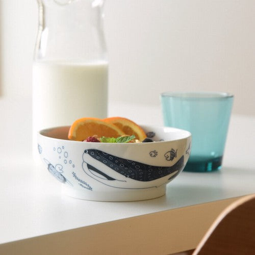 日本製 ❘ Cocomarine系列海洋世界波佐見燒小形湯麵碗 (14cm)
