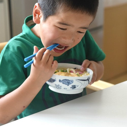 日本製 ❘ Cocomarine系列海洋世界波佐見燒小形湯麵碗 (14cm)