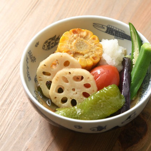 日本製 ❘ Cocomarine系列海洋世界波佐見燒小形湯麵碗 (14cm)