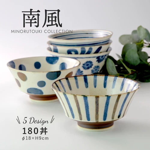 日本製 ❘ 南風系列和風湯麵碗 (18cm)