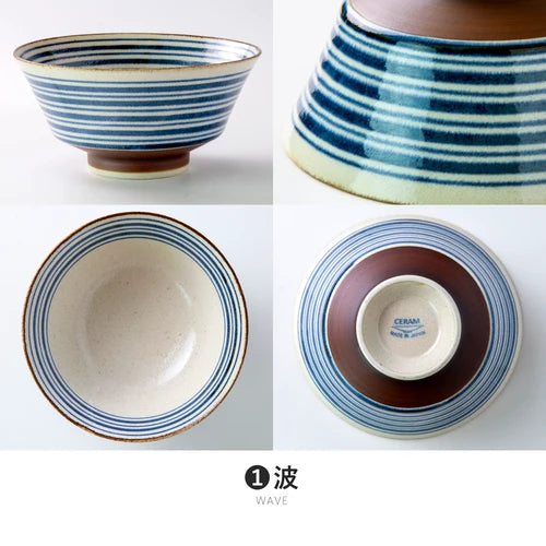 日本製 ❘ 南風系列和風湯麵碗 (18cm)
