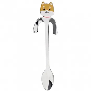 日本製 ❘ 柴犬不銹鋼掛杯小匙 (11.6cm)