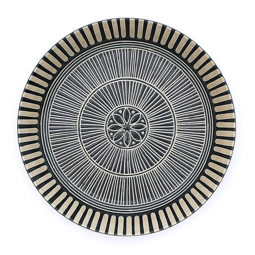 日本製 ❘ Sausalito系列美濃燒深碟 (22.5cm) (黑色)