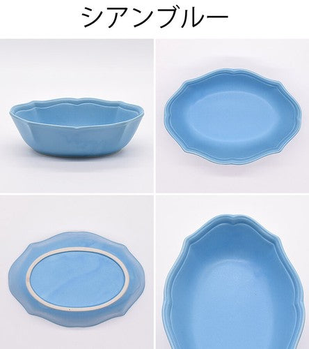 日本製 ❘ Cardle系列復古風美濃燒橢圓形餐碗