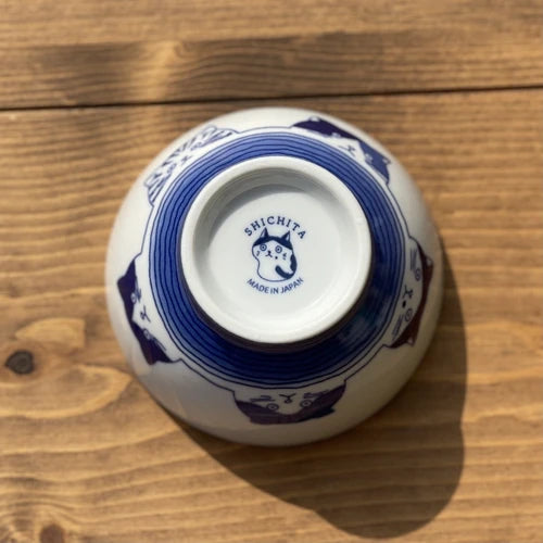 日本製 ❘ Shichita貓咪美濃燒餐碗 (11cm)