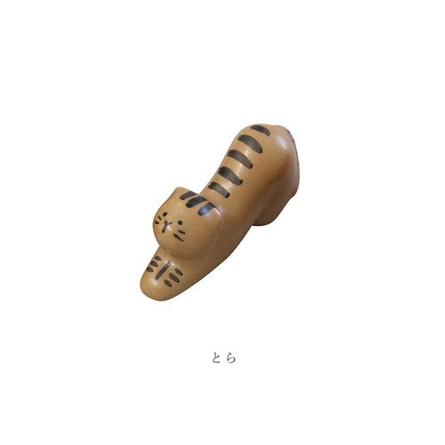 日本製 ❘ 貓咪波佐見燒瓷器筷子架