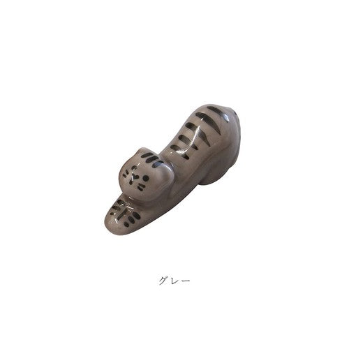 日本製 ❘ 貓咪波佐見燒瓷器筷子架