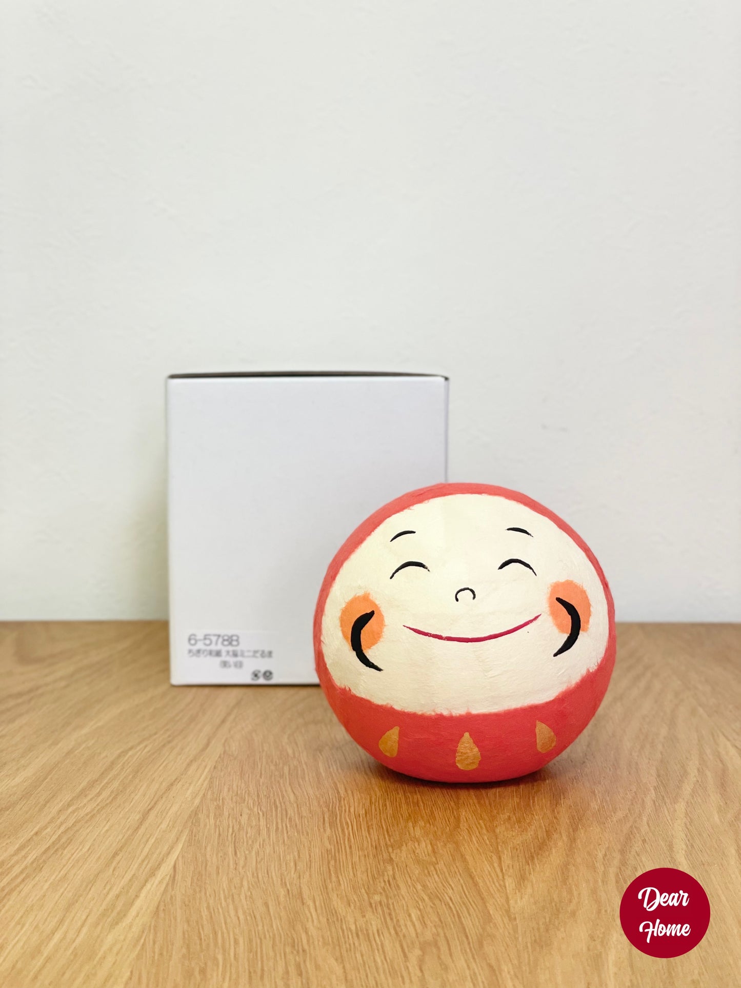 日本製 ❘ 日本和紙微笑達摩 (紅色)