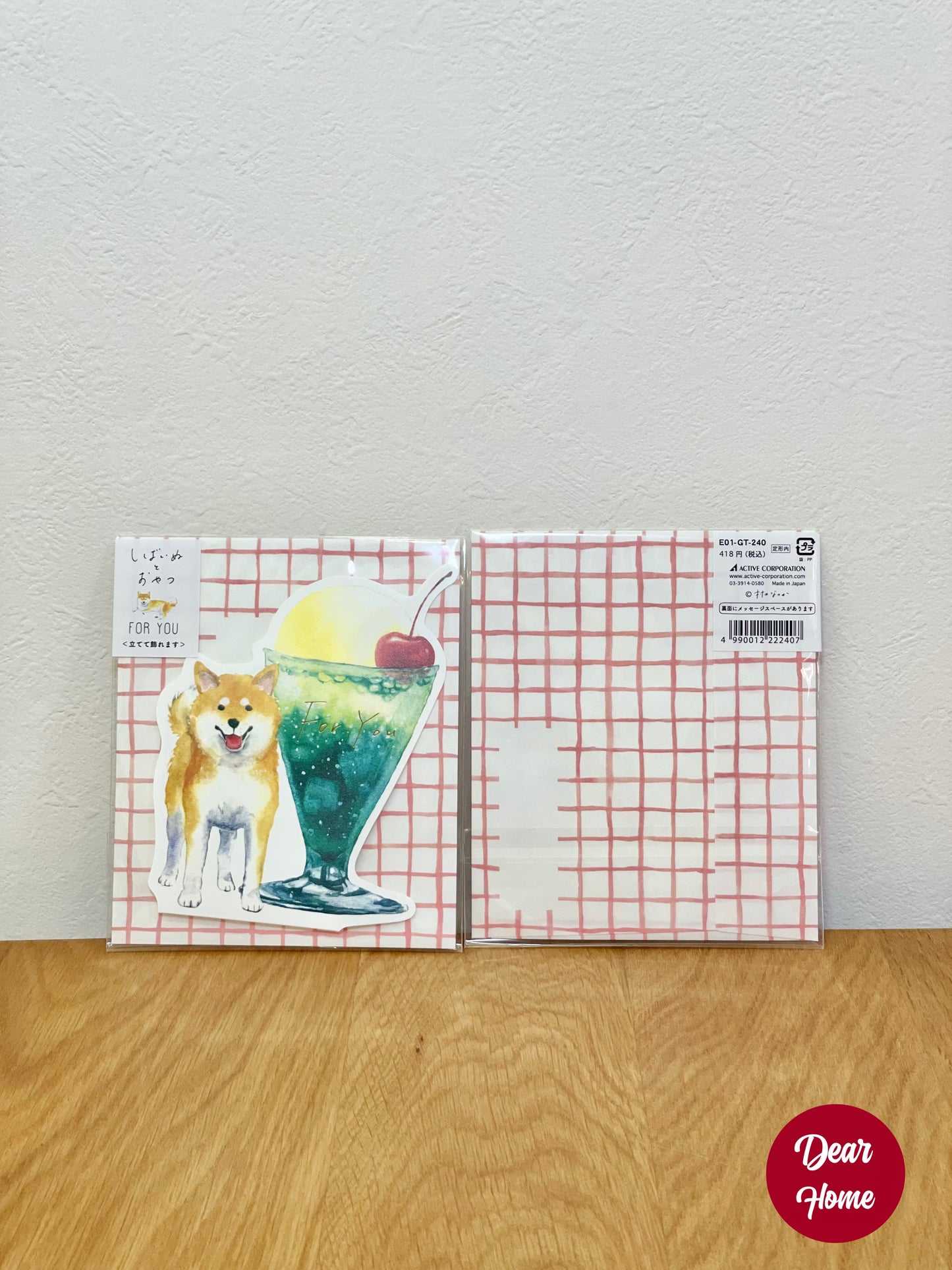 日本製 ❘ 柴犬梳打特飲立體多用途卡