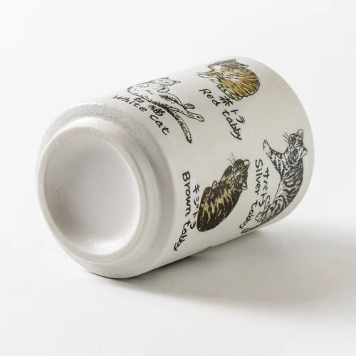 日本製 ❘ Monoshiri系列美濃燒日本貓咪茶杯 (260ml)