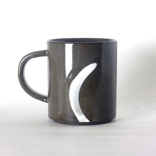 日本製 ❘ 六魯手繪貓咪馬克杯 (250ml) (白貓)