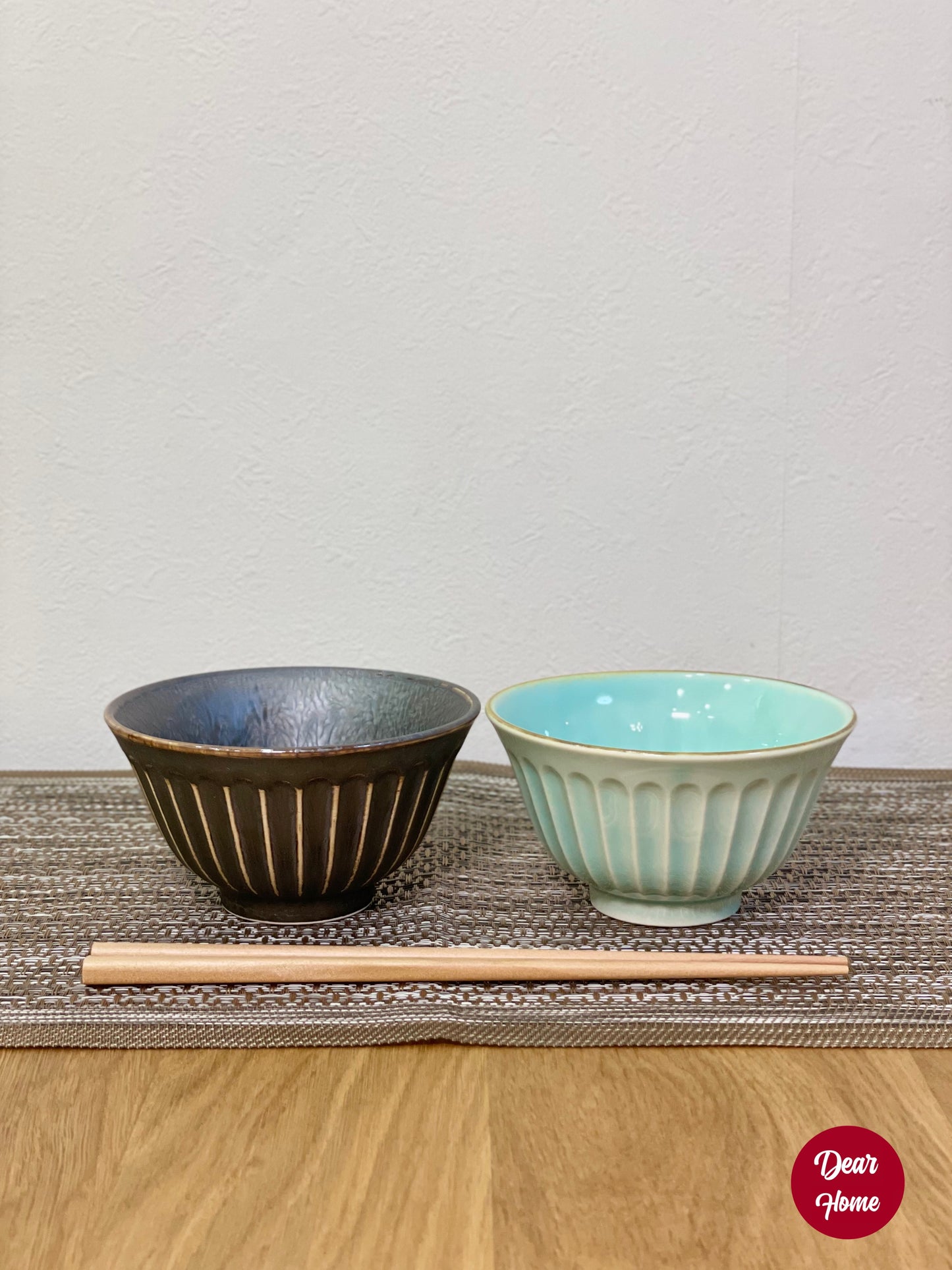 日本製 ❘ 孔雀系列美濃燒餐碗 (湖水綠)