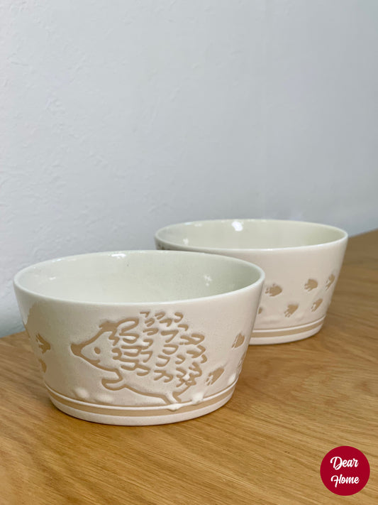 日本製 ❘ 刺蝟系列美濃燒餐碗