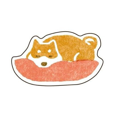 日本製 ❘ 古川紙工和紙貼紙 (柴犬)