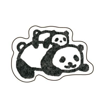 日本製 ❘ 古川紙工和紙貼紙 (熊貓)