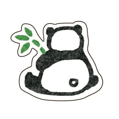 日本製 ❘ 古川紙工和紙貼紙 (熊貓)