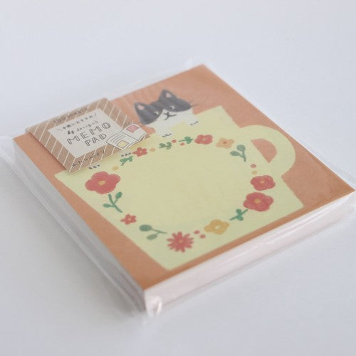 日本製 ❘ 古川紙工便條紙 (杯子貓咪)
