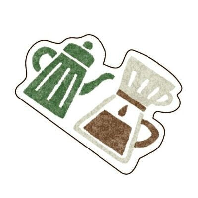 日本製 ❘ 古川紙工和紙貼紙 (咖啡)