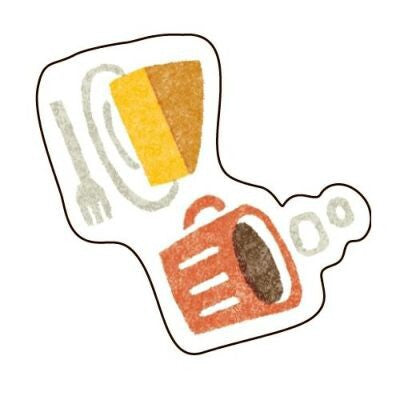 日本製 ❘ 古川紙工和紙貼紙 (咖啡)