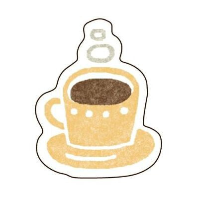 日本製 ❘ 古川紙工和紙貼紙 (咖啡)