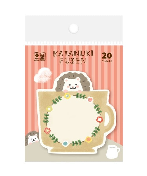 日本製 ❘ 古川紙工便條貼 (刺蝟飲品)