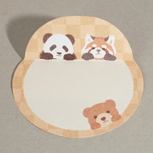 日本製 ❘ Pyokotto系列動物便利貼 (奶茶色)