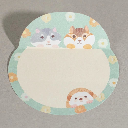 日本製 ❘ Pyokotto系列動物便利貼 (薄荷綠)