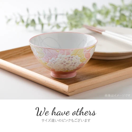 日本製 ❘ Kirakira系列藍色繡球花餐碗 (12.4cm)