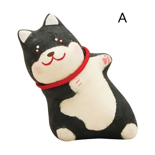 日本製 ❘ 日本和紙偷看柴犬