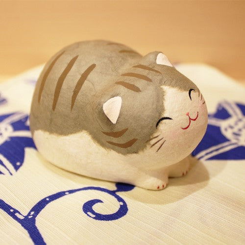日本製 ❘ 日本和紙笑臉趴地貓咪