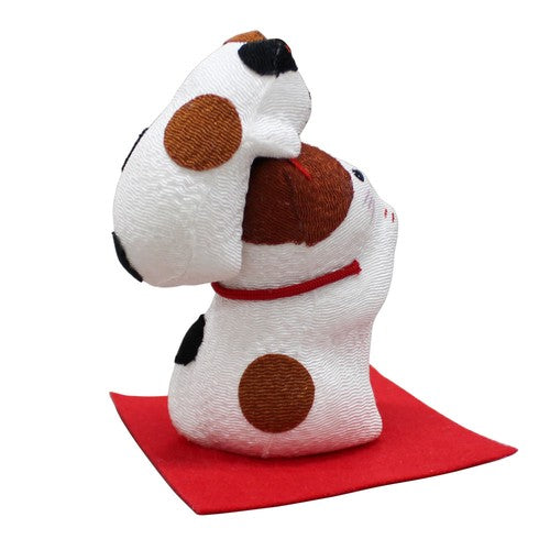 日本製 ❘ 日本絲織布請請祝賀親子貓咪 (10cm)