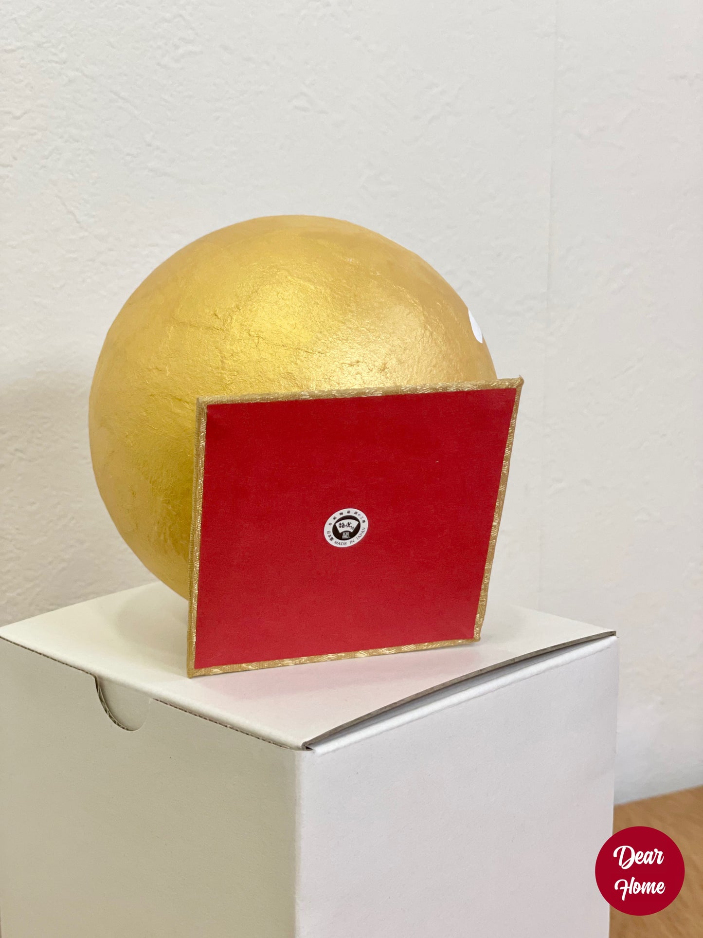 日本製 ❘ 日本和紙微笑達摩 (金色)