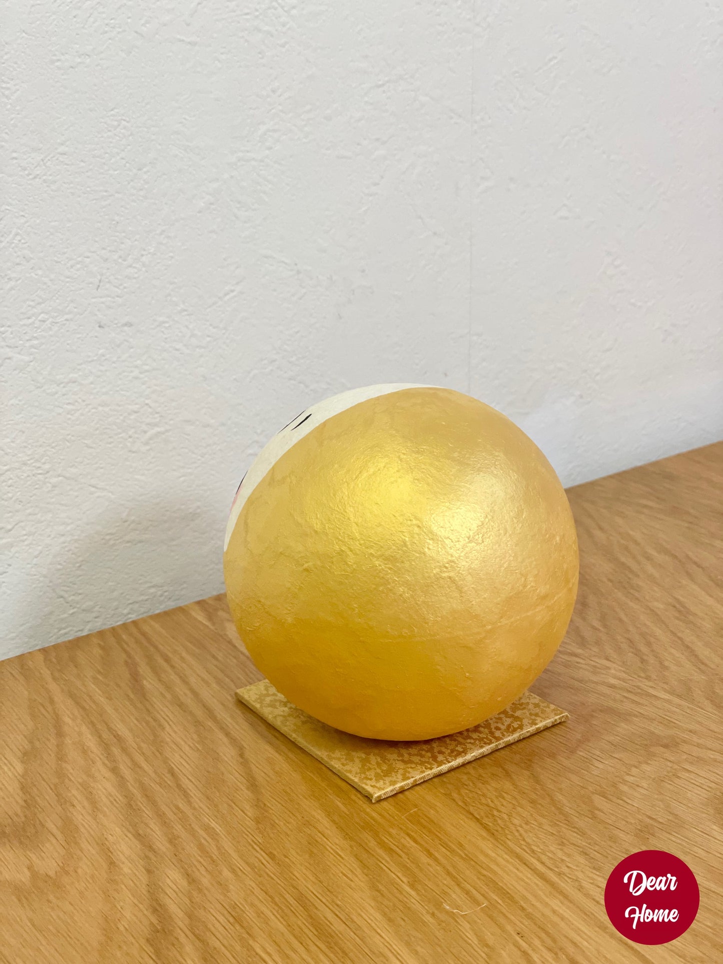 日本製 ❘ 日本和紙微笑達摩 (金色)