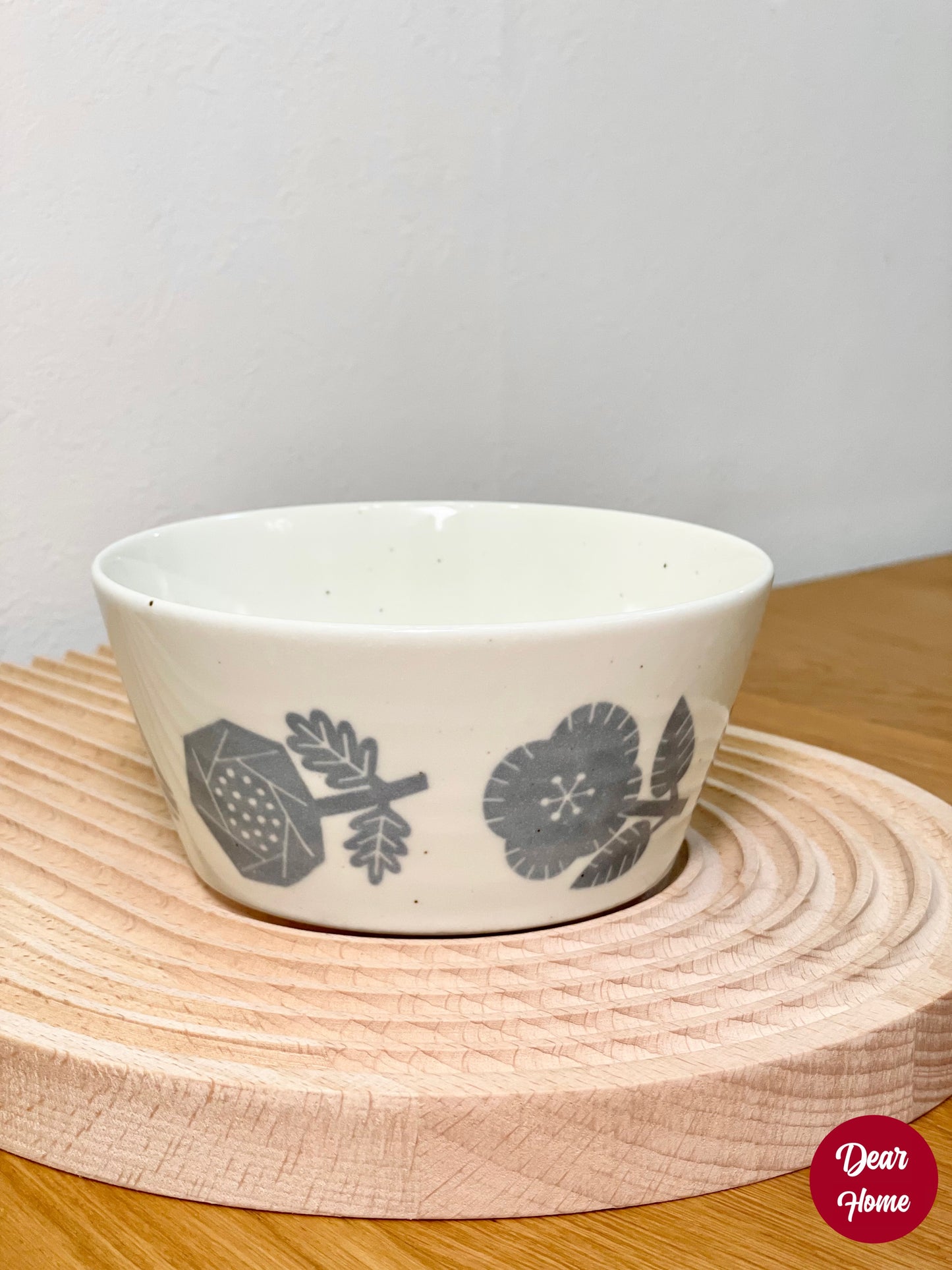 日本製 ❘ Rikka系列花卉美濃燒餐碗 (13.2cm)