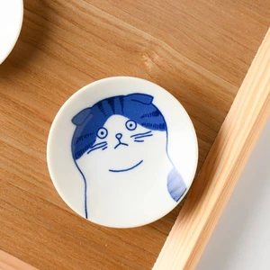 日本製 ❘ Shichita貓咪美濃燒小碟 (8cm)