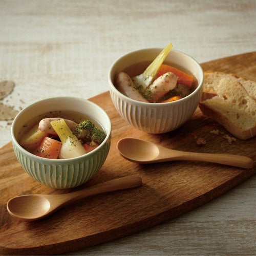 日本製 ❘ Ripple系列美濃燒對碗禮盒 (連木匙)