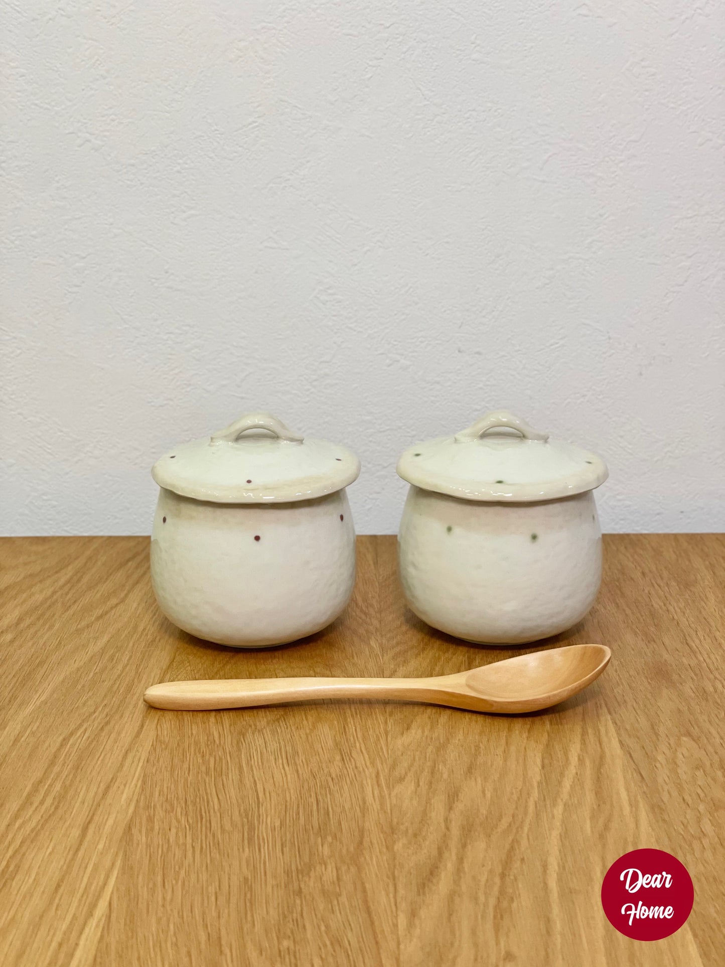 日本製 ❘ 可愛波點美濃燒茶碗蒸 (9cm)